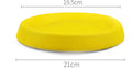 Yellow EVA dog throwing toy for fetch games and training sessions