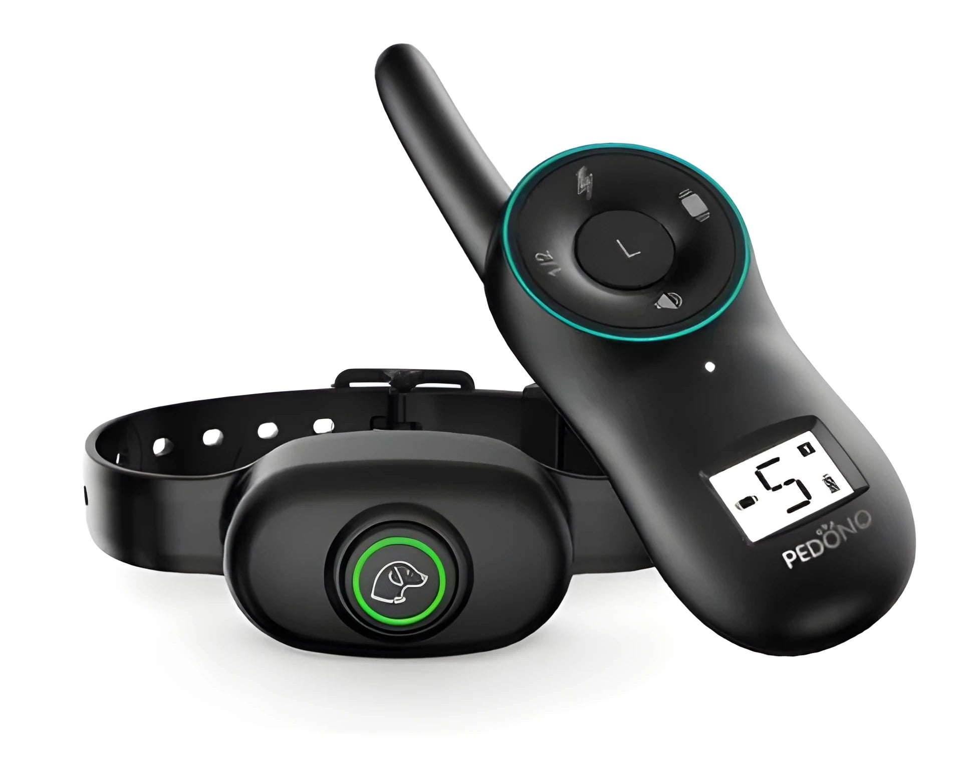 Waterproof rechargeable remote dog training collar with shock, vibration, and beep modes
