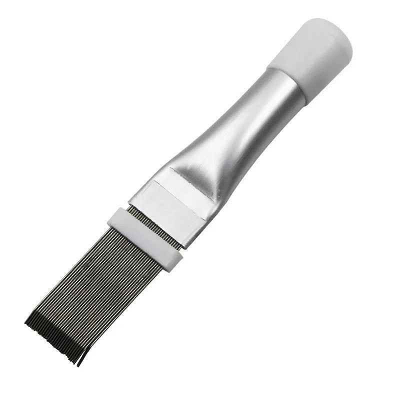 Stainless steel air conditioning fin comb and cleaning brush with 140mm length