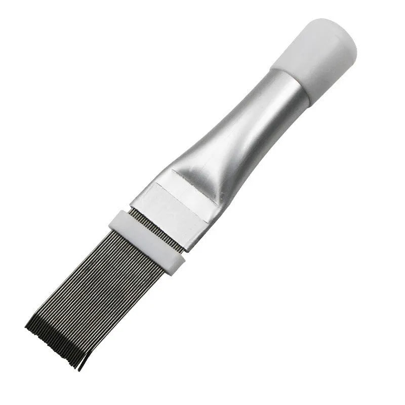 Stainless steel air conditioning fin comb and cleaning brush with 140mm length