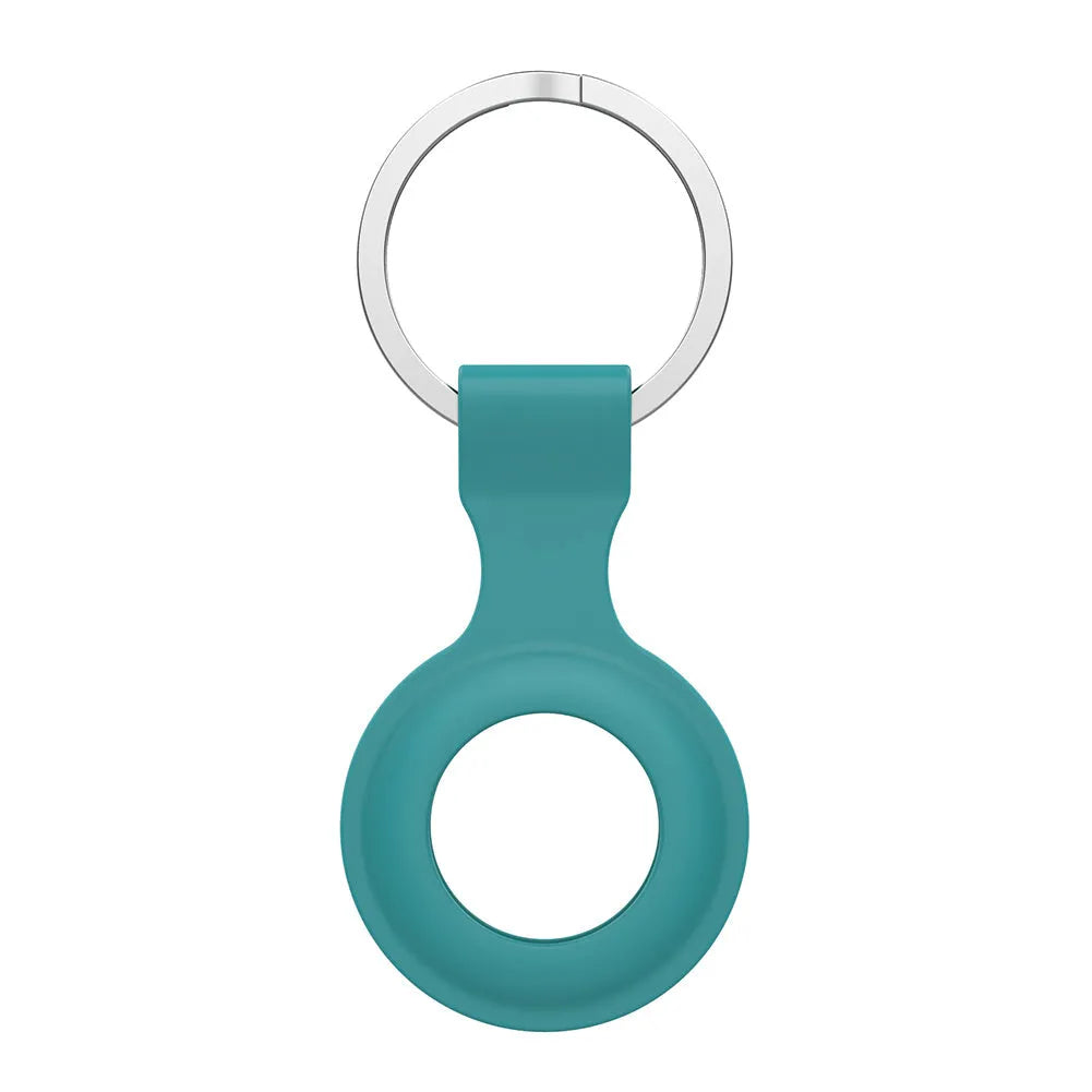 Silicone protective sleeve case for Apple AirTag showing available colour options