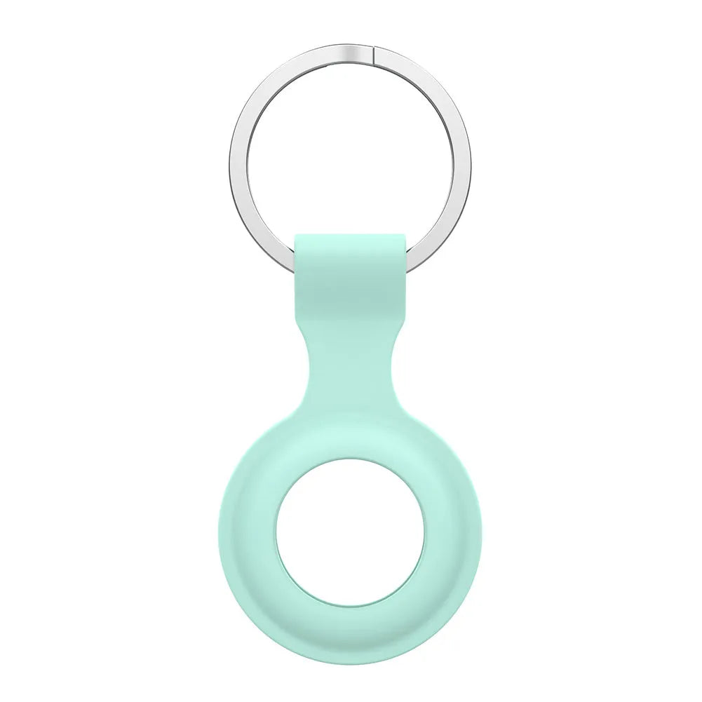 Silicone protective sleeve case for Apple AirTag showing available colour options