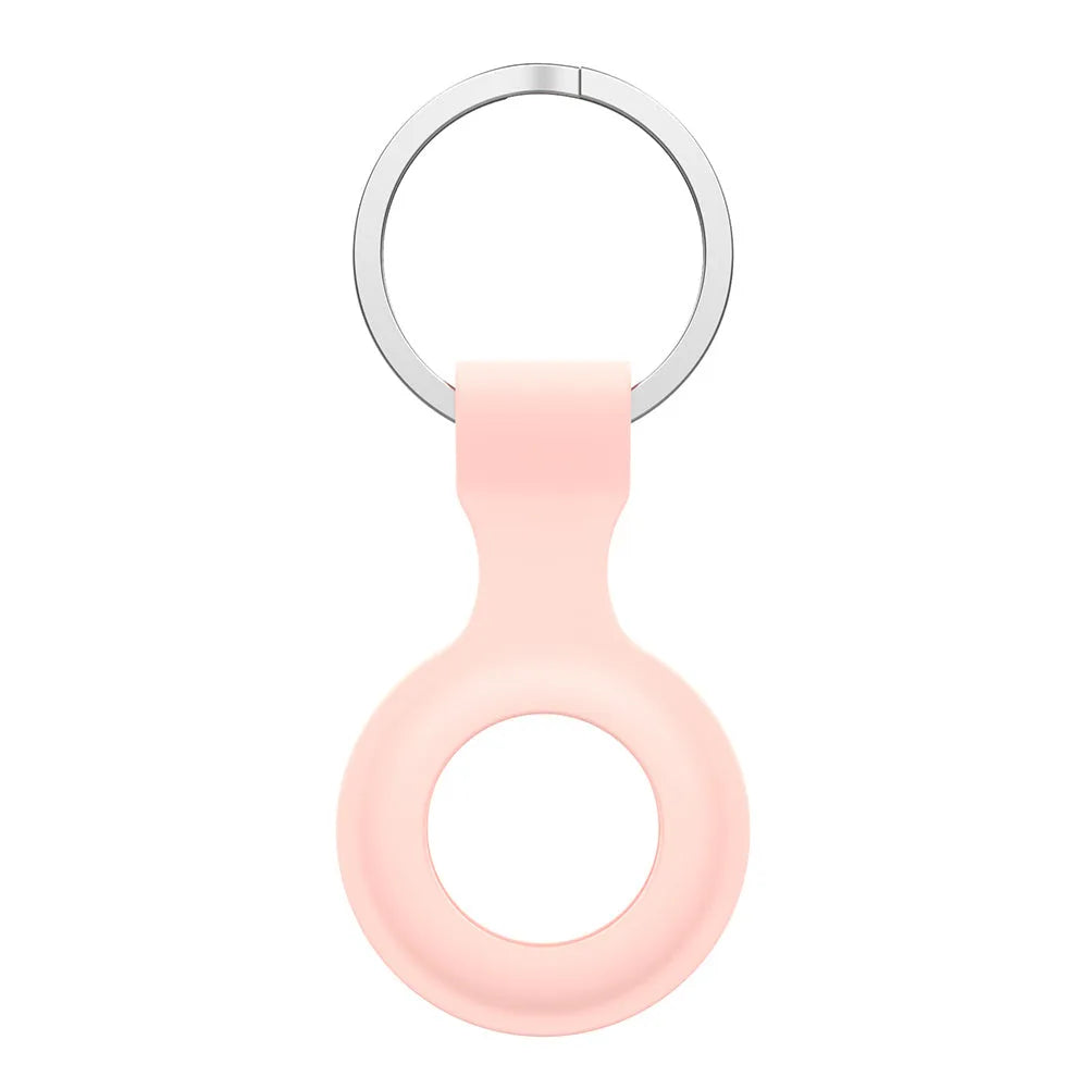Silicone protective sleeve case for Apple AirTag showing available colour options