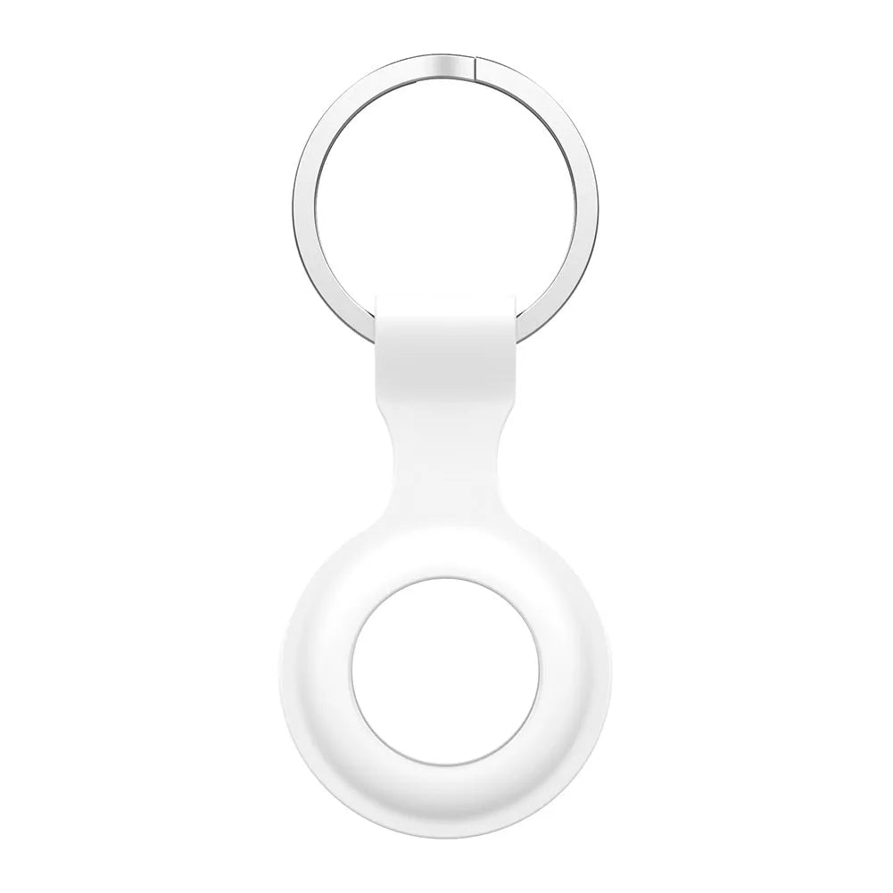 Silicone protective sleeve case for Apple AirTag showing available colour options