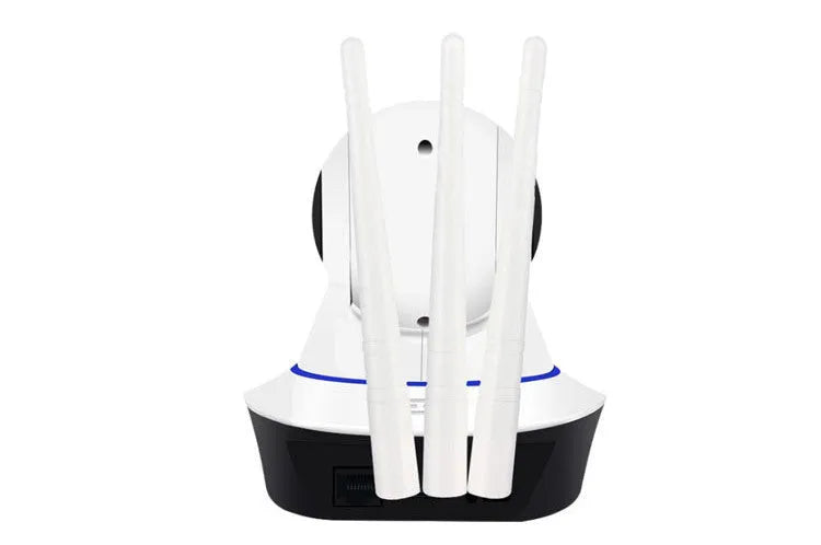 Intelligent rotary head shaker wifi home monitoring camera with 1080P night vision and three antennas