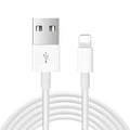 White 20W USB-C fast wall charger with a 1 metre cable for Apple iPhone and iPad.