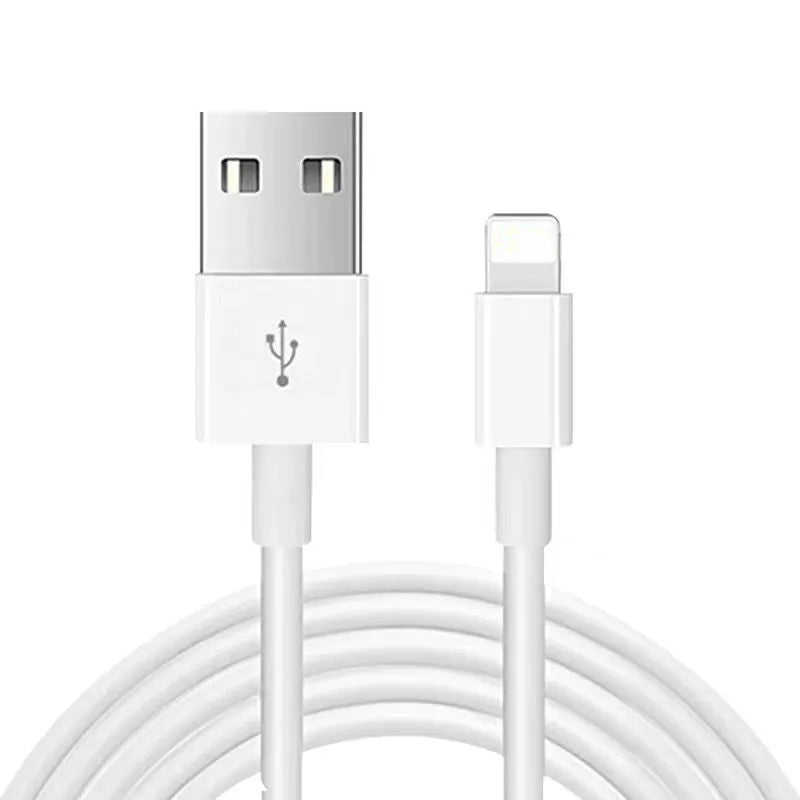 White 20W USB-C fast wall charger with a 1 metre cable for Apple iPhone and iPad.