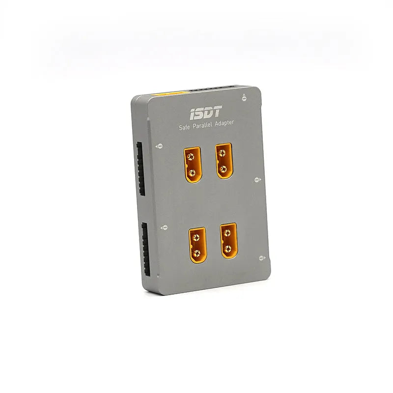 Grey anodised aluminium parallel charging board for Astor RC helicopters