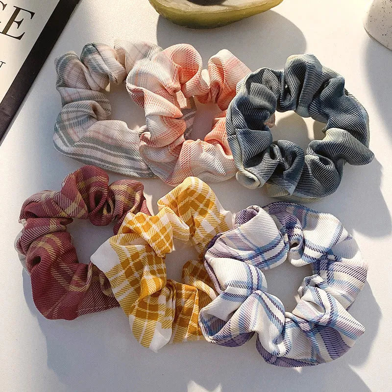 Children's hair ring and hairpin set in autumn colours or dark assortment.