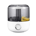 Small white or black humidifier with 3L tank and compact design for bedroom use