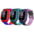 Z6 Q19 children's GPS smart watch in green, purple, or red with 1.44-inch touch screen.