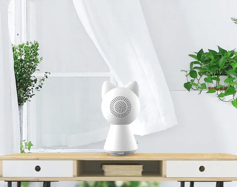 Wireless WiFi monitor camera with 1080P PTZ moving head and infrared night vision on bracket
