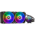 Kirin 240mm CPU water cooling radiator with ARGB fans and copper-aluminium construction