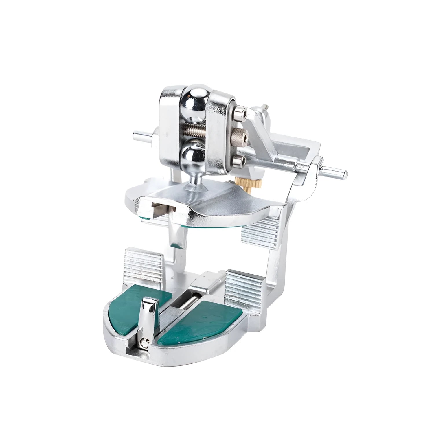 Korean jaw dental articulator with adjustable points and side pins for model mounting