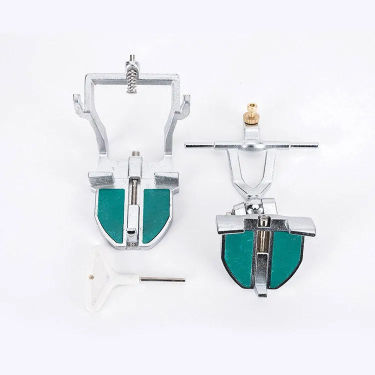 Korean jaw dental articulator with adjustable points and side pins for model mounting