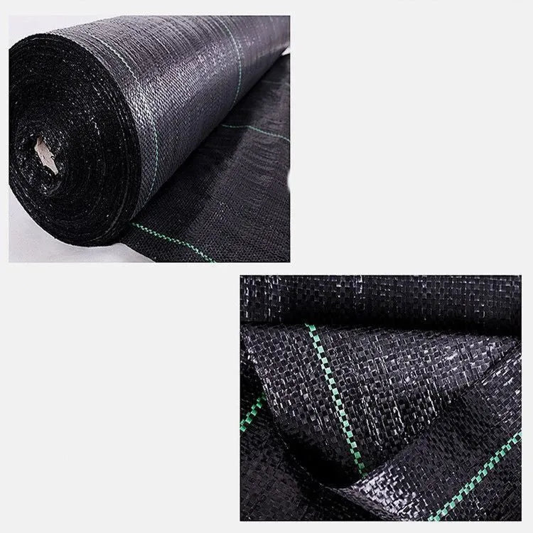 Black polyethylene weed control cloth for greenhouse and farmland weed suppression
