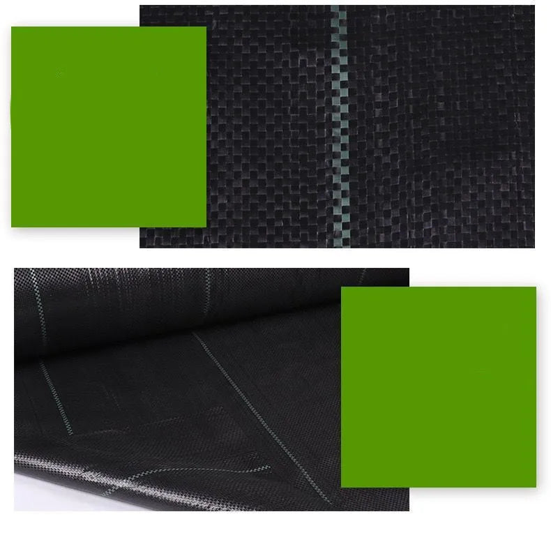 Black polyethylene weed control cloth for greenhouse and farmland weed suppression