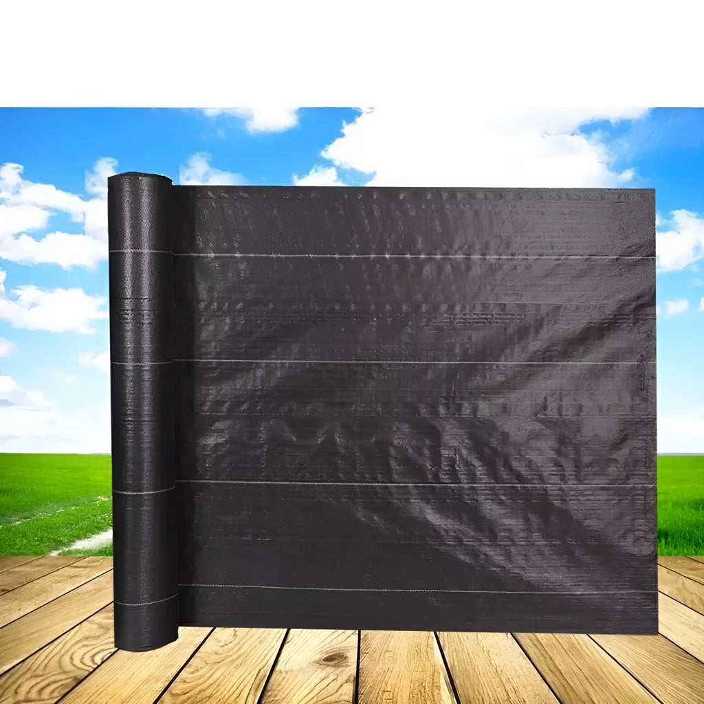 Black polyethylene weed control cloth for greenhouse and farmland weed suppression