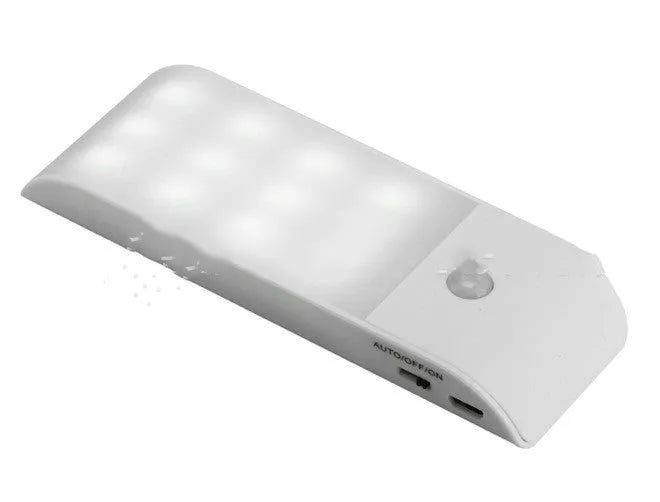 12 LED rechargeable human body sensor night light with PVC shade in new Chinese style