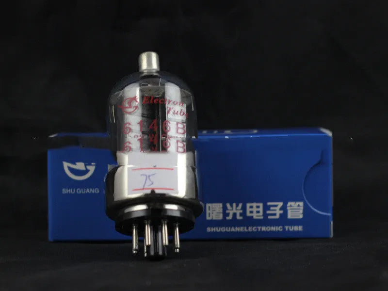 Silver electron tube from Changsha Shuguang for audio amplification