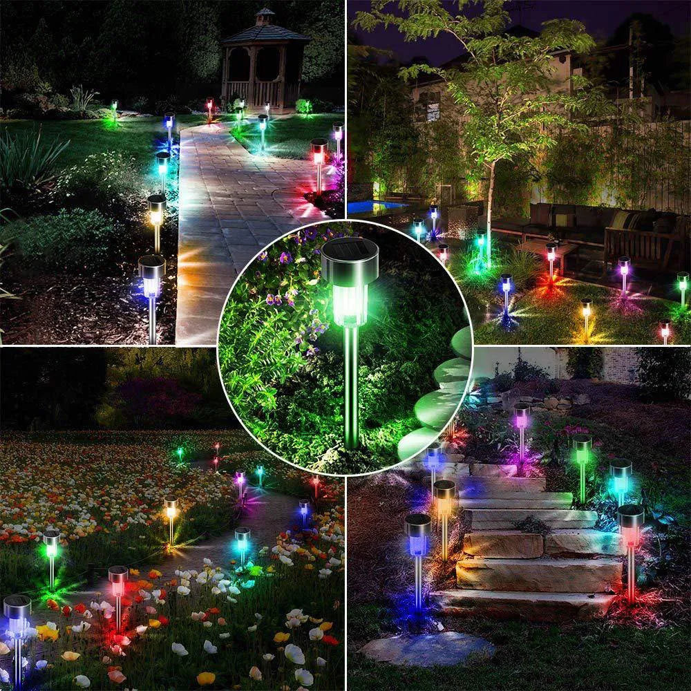 Stainless steel garden LED landscape light with pastoral design for outdoor illumination