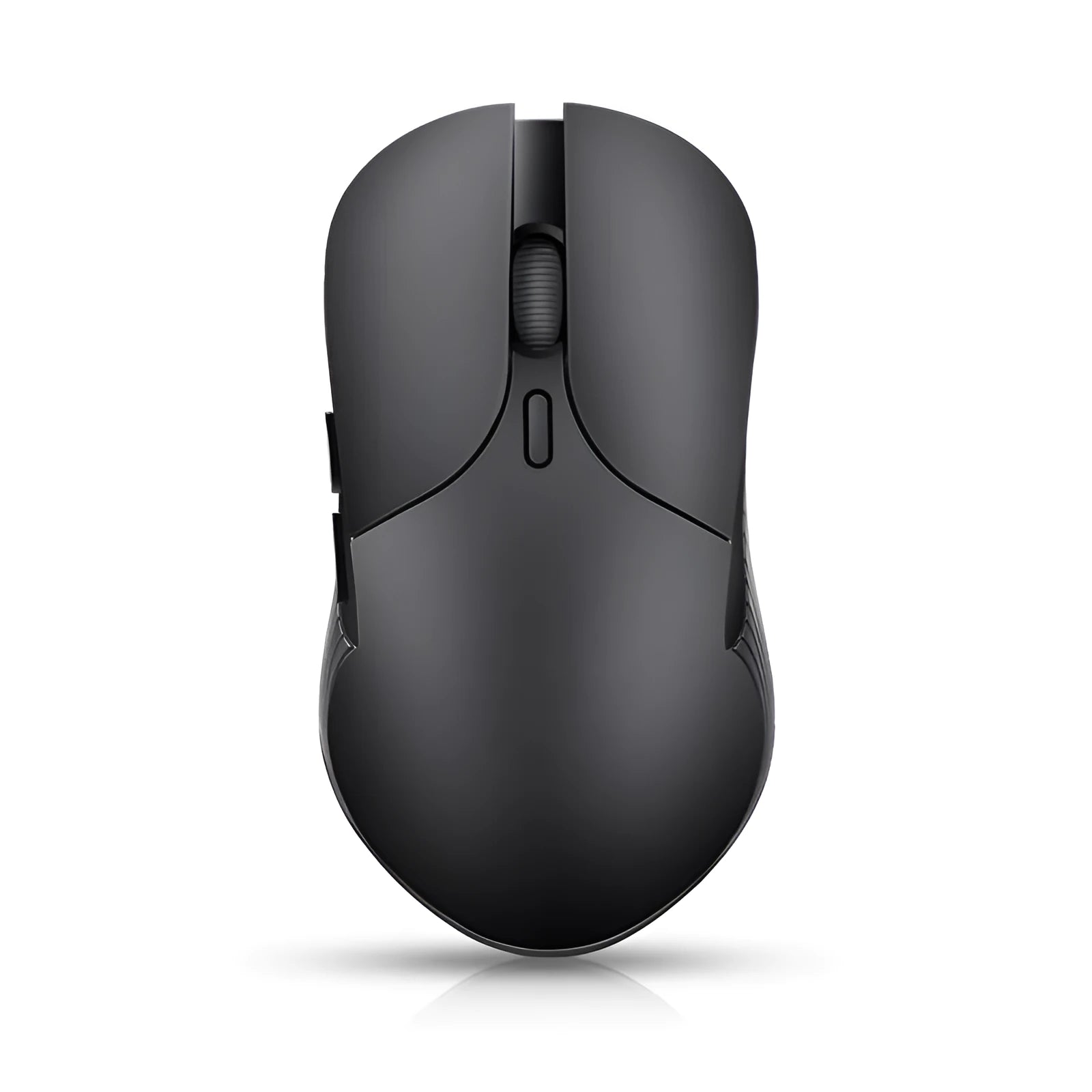 Blue rechargeable wireless voice translator mouse for computer use.
