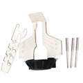 Silver metal chain grinding blade accessory for electric grinder with 100 teeth