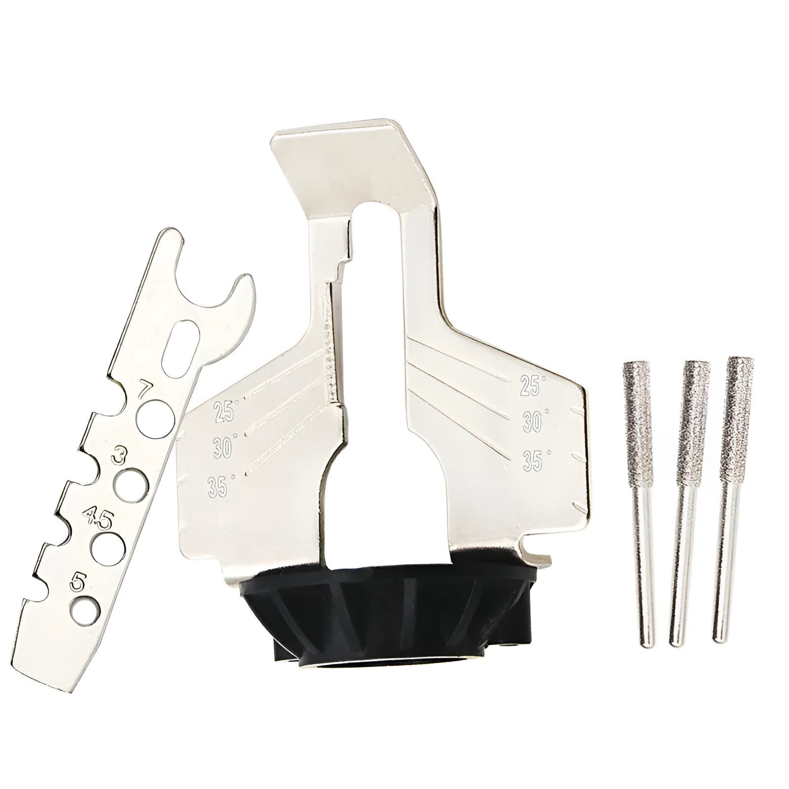 Silver metal chain grinding blade accessory for electric grinder with 100 teeth