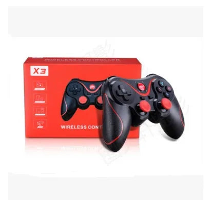 Upgraded X3 Bluetooth wireless game controller for Android phones with USB charging cable