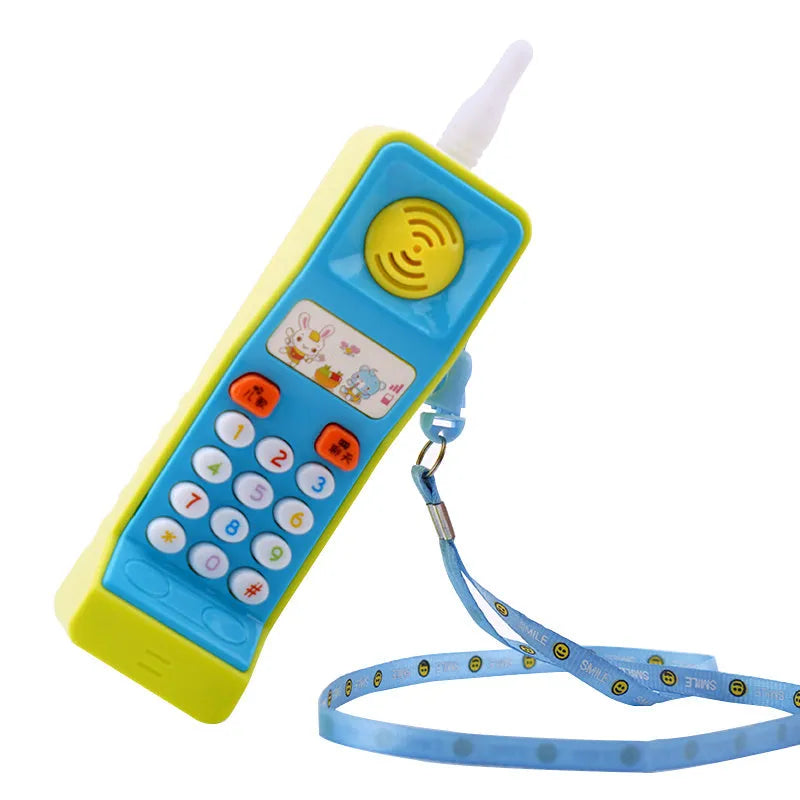 Children's educational sound and light toy with cartoon animal design for 3-year-olds