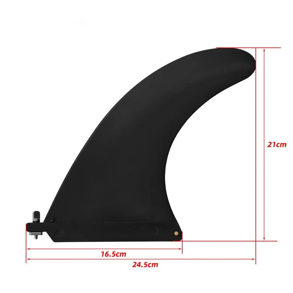 SUP paddle with removable large fish fins water dispenser, plastic construction