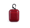 Genuine leather AirPods case with wireless charging in four colour options