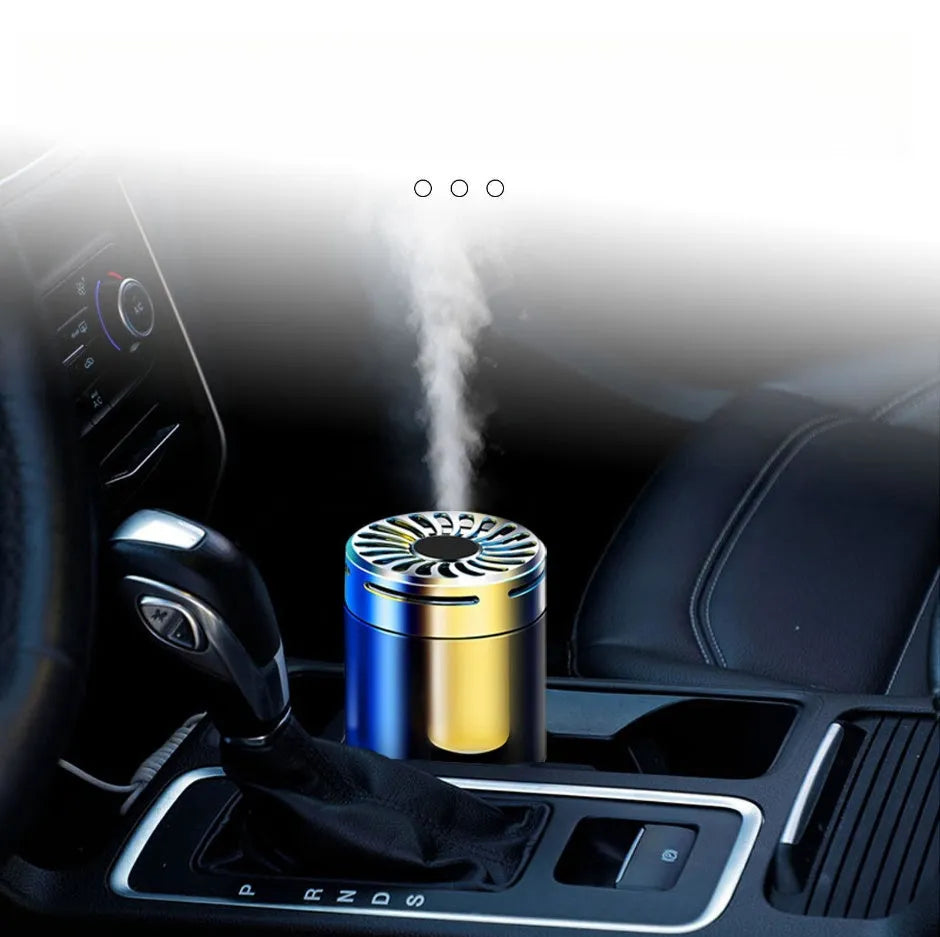 Car microwave molecular deicing instrument with aromatherapy, snow removal tool, light-powered