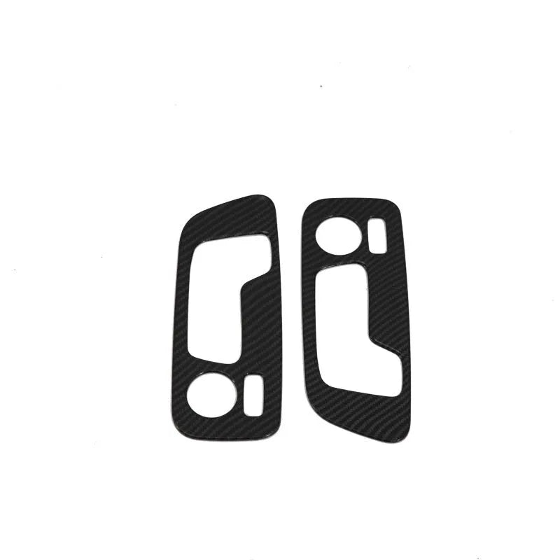 Black ABS plastic air vent trim with cup holder for 2019 BMW X5 front-row low configuration