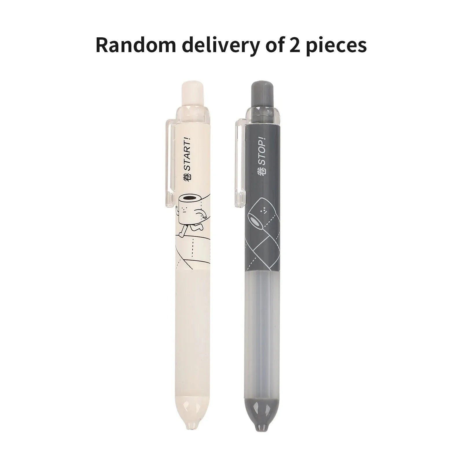 0.5mm automatic pencil with cloud grip design in black and white colour options