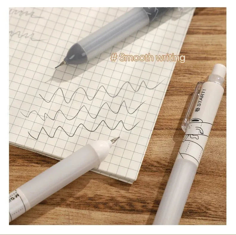 0.5mm automatic pencil with cloud grip design in black and white colour options