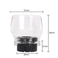 Transparent plastic face shield for Delta grinders with 17.5-19mm thread port