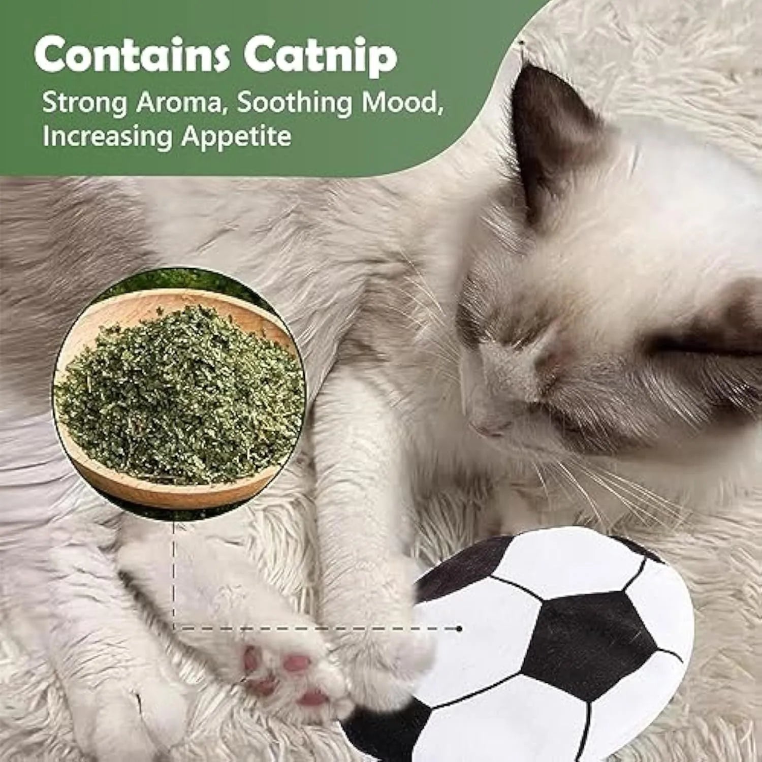 Plush cat flying disc toy with basketball pattern containing catnip and crinkle materials