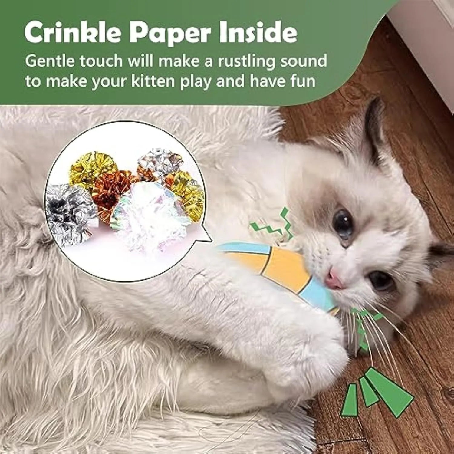 Plush cat flying disc toy with basketball pattern containing catnip and crinkle materials