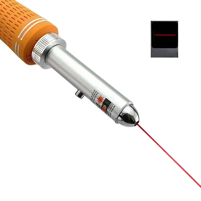 Golf flat laser swing assistant trainer metal 7.8x1.6cm 31g red beam training aid with Blue Bullet finish