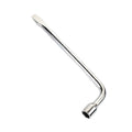 L-shaped socket wrench with 19mm fixed socket made from CR-V steel for mechanical repairs