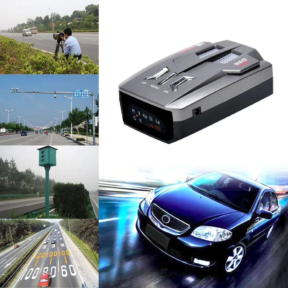 Radar speedometer with digital tube LED display and USB 2.0 interface for 12V security systems