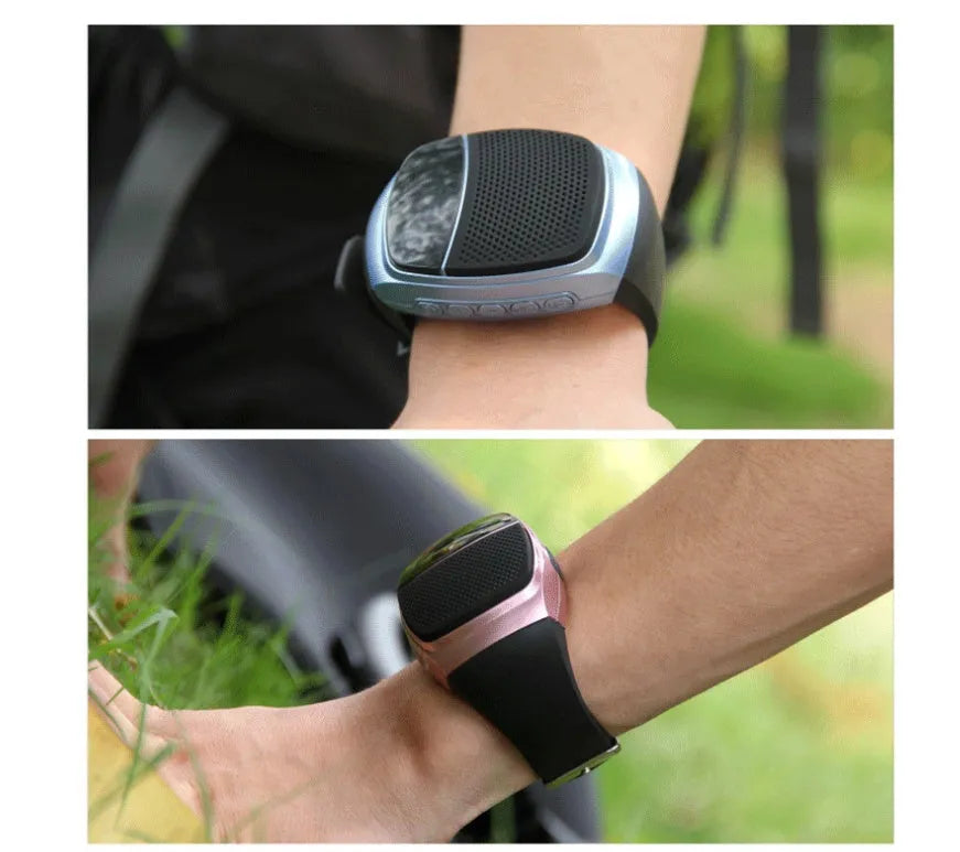B90 wireless Bluetooth speaker watch with waterproof and drop-proof design for outdoor sports, black colour