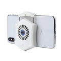 Black and white mobile phone radiator with USB connector for gaming console use