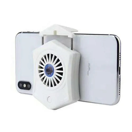 Black and white mobile phone radiator with USB connector for gaming console use