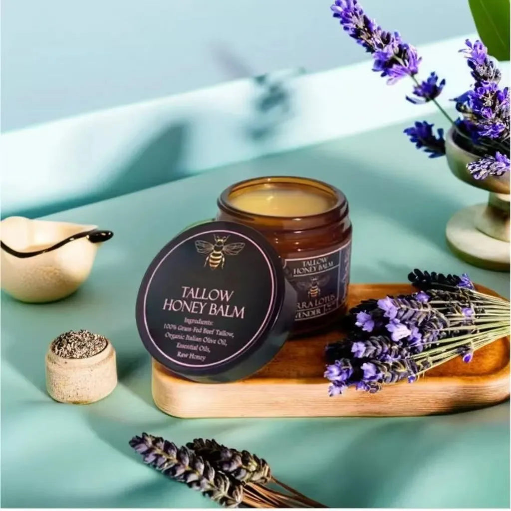 Jar of Honey Butter Moisturising Facial Cream with 57g net content shown, suitable for multiple skin types.