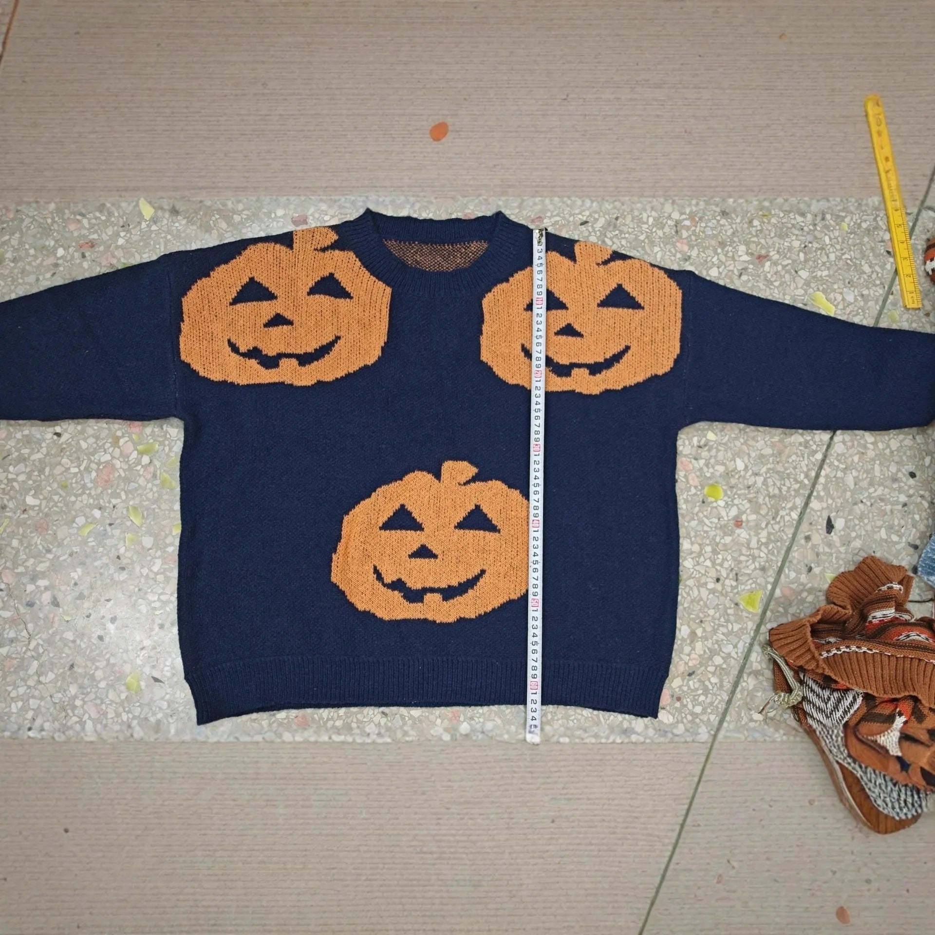Autumn winter knit casual pullover sweater long sleeve acrylic fabric available sizes S to XXXXL