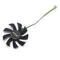 Black square 85mm PC cooling fan with 4-pin power connector.