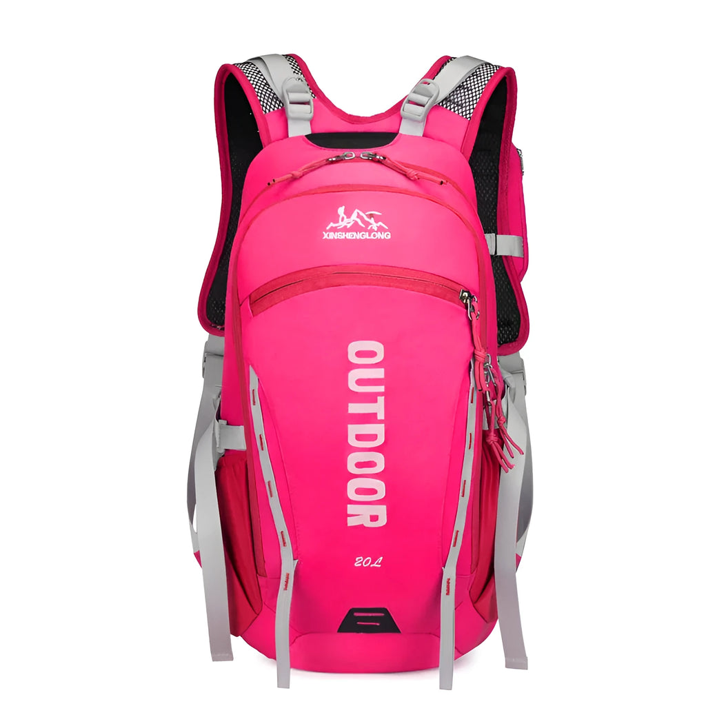 Lightweight breathable outdoor sports running backpack in black for cycling hiking and climbing