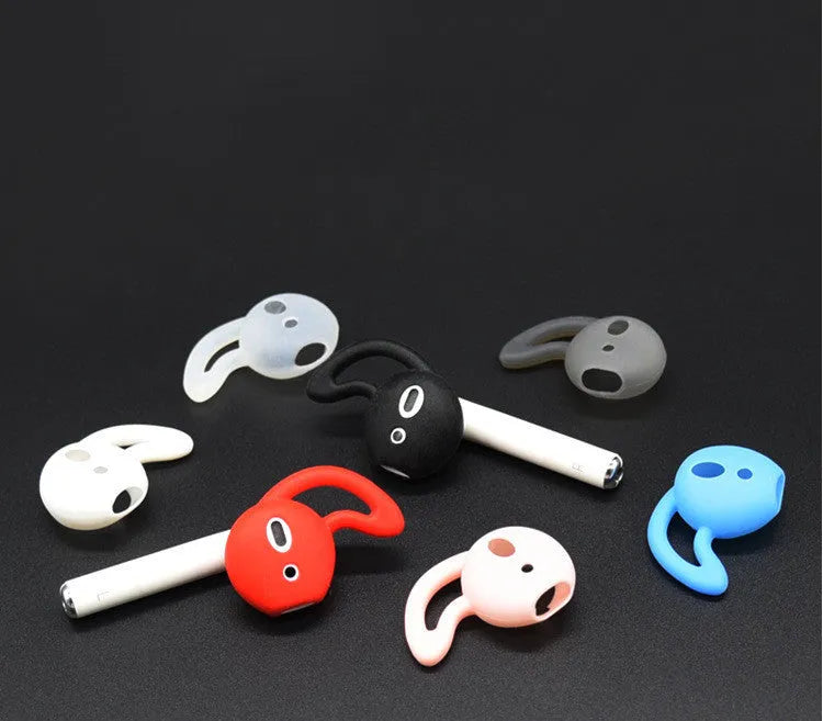 AirPods silicone ear caps in various colours compatible with Apple wireless earphones